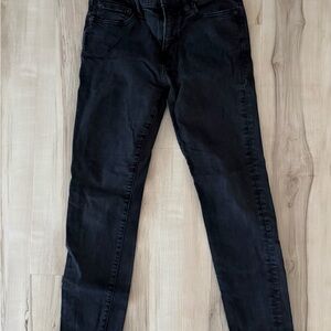 Express Men's Black Athletic Slim Jeans